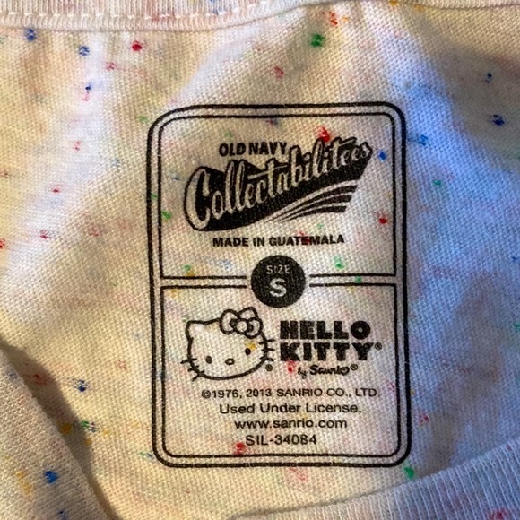 Old Navy Hello Kitty Graphic Tee Multicolored Small - Picture 4 of 5